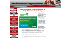 Desktop Screenshot of debt-elimination-program-reviews.com